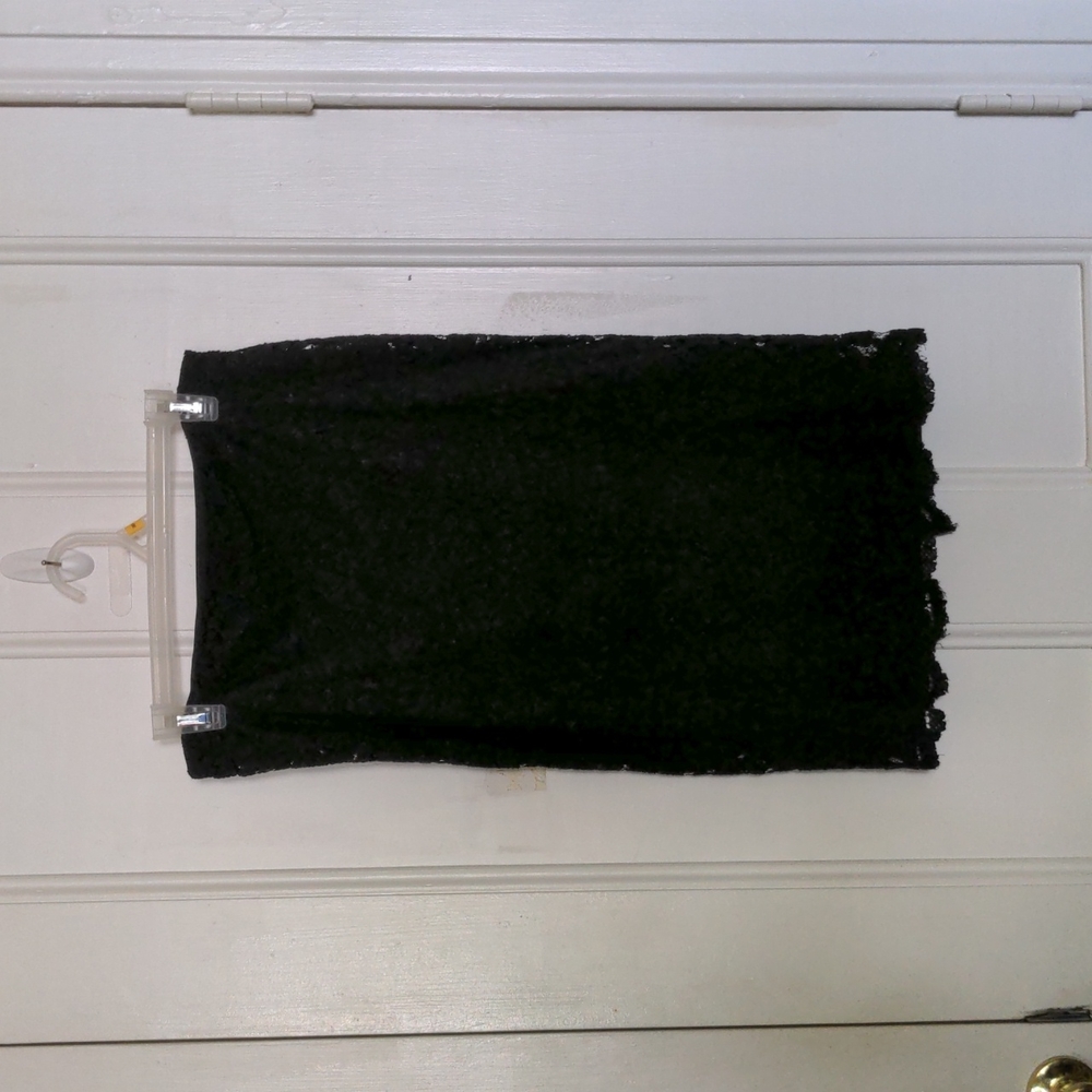 Worthington Black Lace Business Skirt Size 8